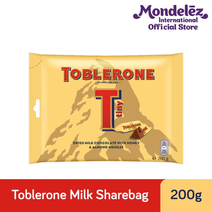 Toblerone Tiny Milk Chocolate Sharebag [200g x 1/ 200g x 2] | Lazada