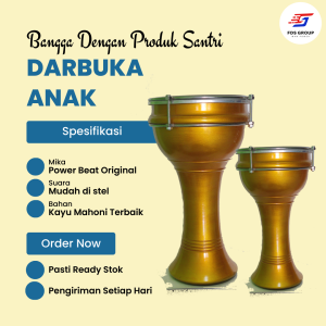 DARBUKA MURAH DUMBUK BATU MINI 6 INCH