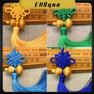 EHBqna[COD] 1Pc Lucky Charm Chinese Knot Feng Shui Gourd Pendant Car Home Decoration
