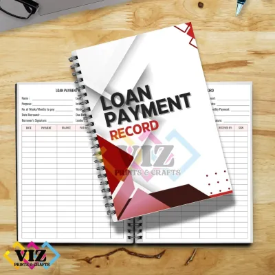 Loan Payment Record Book / Logbook / Journal / Tracker / Notebook