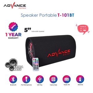 Speaker Bluetooth Aktif Advance T101BT 5 Inch Portable Subwoofer Karaoke Radio Original