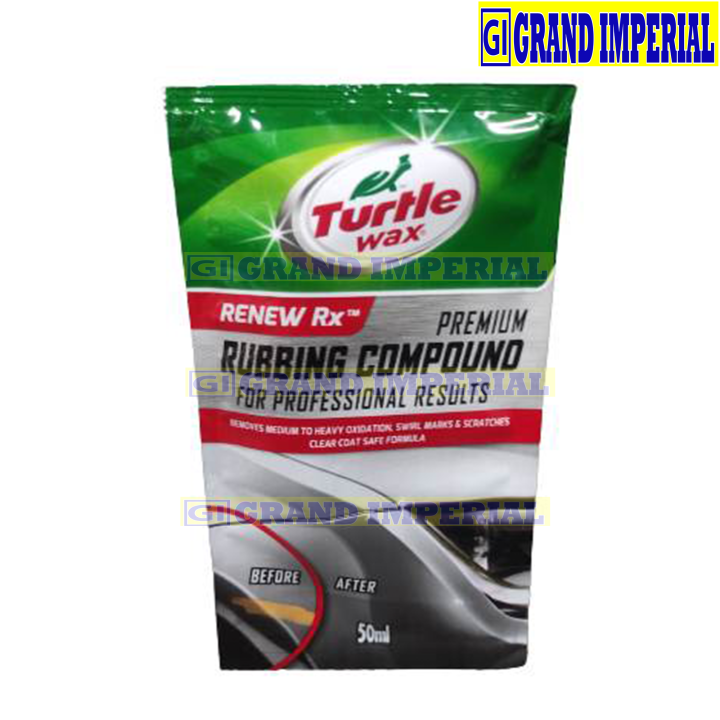Turtle Wax Rubbing Compound Premium (RENEW Rx) 50ml Grand Imperial ...