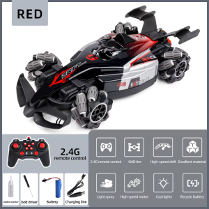 Mainan Anak Mobil Remote Control Sensor Tangan 2in1 Amfibi USB Mengisi Mobil Akrobat Remote Mobil