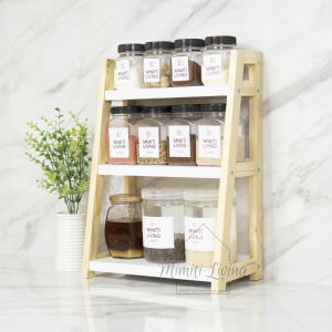 TERLARIS.... Rak medium 3 susun serbaguna multifungsi / rak bumbu dapur ukuran MEDIUM