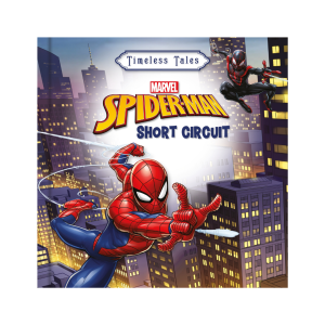 Marvel Spiderman Timeless Tales Short Circuit Hardcover Story Book For Kids To Read