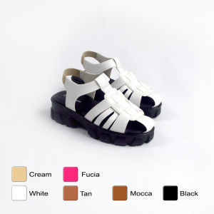 Christian Bale DIAMOR Sandal Wanita Platform Sendal Wedges Cewek