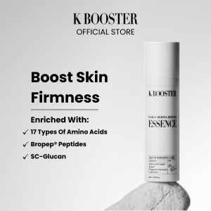 K Booster Daily Derma Repair Essence 50ml (With 17 Types of Amino Acids Bropep® Peptides and SC-Glucan)