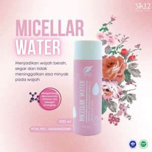 SR12 MICELLAR WATER / MELEMBABKAN WAJAH SECARA ALAMI BERSIH DAN SEGAR