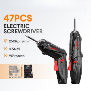 3.6V Rechargeable Cordless Electric Screwdriver Drill (47 Pcs)