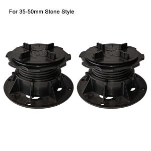 NOBLELUX 1/2Pcs Eliminate Slope Difference Decking Support Pedestal Set Terrace Bearing Slab Bearing Lift Bearing Set Durable Height Adjustable Decking Boards for Wood WPC Metal