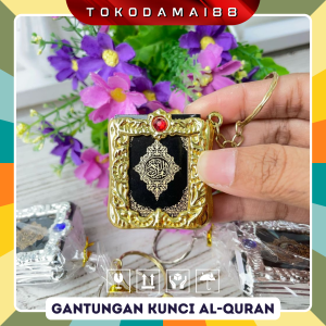 Gantungan kunci Al-quran mini lengkap dengan surah didalamnya / Gantungan Al-Quran