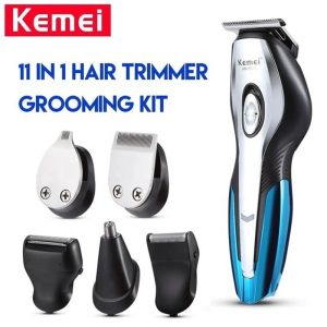 Kemei-5031 11 In 1 Rechargeable Hair Clipper Professional Electric Hair Trimmer Haircut Shaver Beard Trimmer Razor Styling