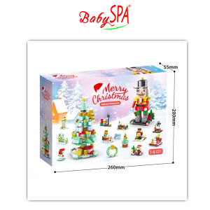 ♥♥♥ BabySPA 6-in-1 Christmas-Themed Building Blocks Set in 14 Models