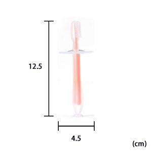 Hntob 2pcs Baby Kit Dental Set Care Toothbrush Newborn Soft Brush Head Oral Cleaning 0-18M