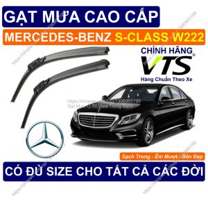 Gạt Mưa Kính Lái Mercedes-Benz S-Class W222 Cặp Gạt Mưa Kính Lái Cho Các Dòng Xe Mercedes-Benz S-Class W222