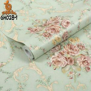 TERMURAH!! Wallpaper Stiker Dinding Premium Quality Motif Batik Floral 45cm x 5m