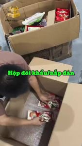 [COMBO 100] Hộp Giấy Đối Khẩu Nhiều Kích Thước Carton 3 Lớp Giá Rẻ - Packmall247