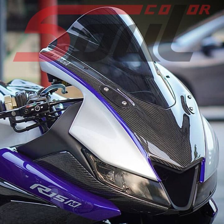 Motorcycle Visor Windshield Windscreen Fit For YAMAHA YZF R125 R15