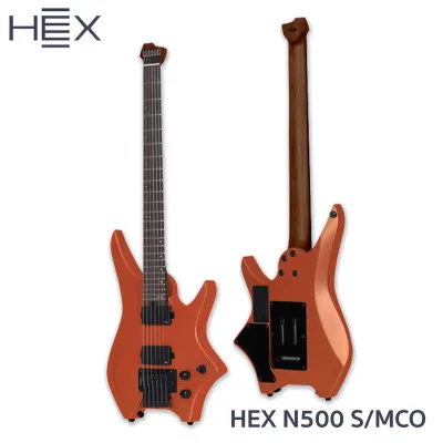 ⭐Korea Brand⭐ Hex® N500 Headless กีตาร์หัวตัด กีตาร์ไฟฟ้า หัวตัด + แถมกระเป๋า Deluxe *ประกัน 1 ปี*