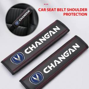 secr Air-Permeable Auto Safety Belt Strap Cover Comfort Harness Cushion Sleeve For Changan Karvaan/Raeton PLUS/Eado/CS35/CS95 Z1H5K