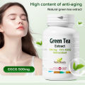 New Roots Herbal Natural Green Tea Extract Antioxidant 500 mg 60 Vegetable Capsules. 