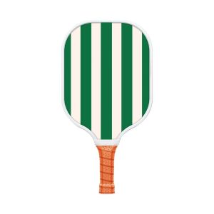 SWIFTTIDE Geometric Checkered Pickle Racket Stripe Printed Pattern Fiberglass Durable Racket  Lightweight Pickleball Paddle Outdoor Sports