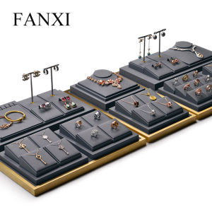 Oirlv Jewelry Counter Display Set Ring Earrings Bracelet Necklace Display Stand Jewelry Organizer Holder TT021