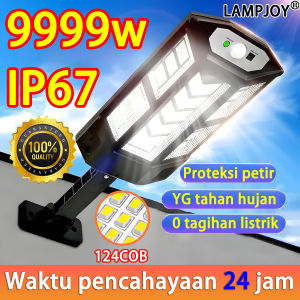 Super Bright Solar Lights Lj Solar Powered Street Lights Solar Lights 9999W 84Led/124Cob Solar Powered Lights Last 24 Hours Super Bright Led (Solar Powered) Waterproof Ip67（Outdoor Garden Lights Solar Powered Led Street Lights Waterproof Motion Sensor