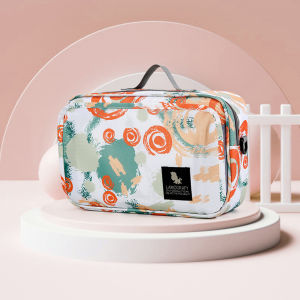 VREN Túi Đựng Tã Xe Đẩy Em Bé Túi Treo Vai Túi Đa Năng Graffiti Cho Mẹ Túi Đựng Tã Túi Đựng Tã Di Động