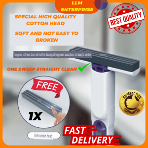 Portable Mini Squeeze Mop Home Kitchen Car Cleaning Desk Cleaner Glass Sponge Cleaning Mop Household Cleaning Mop 拖把