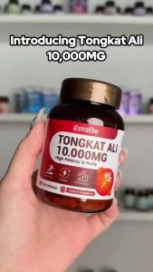 Estalife Tongkat Ali 10000mg – Natural Energy Booster for Mens Vitality & Stamina (60S)