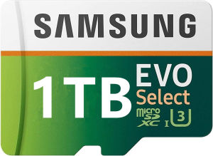 อุปกรณ์อิเล็กทรอนิกส์ SAMSUNG EVO เลือก UHS-I 2000GB MicroSDXC U3 100เมกะไบต์/วินาที Full HD & 4K การ์ดความจำ UHD พร้อมอะแดปเตอร์