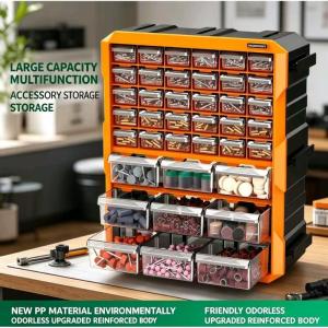 Large-Capacity Drawer Storage Box Made of Eco-Friendly PP Material Can Be Wall-Mounted or Freestanding