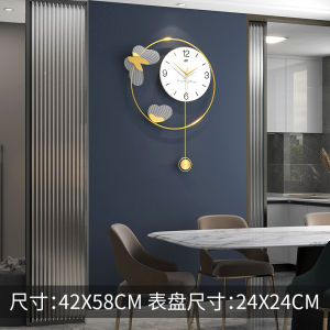 HKStorage Châu Âu ánh sáng đồng hồ sang trọng phòng khách hiện đại và đơn giản Đồng hồ trang trí nội thất treo tường Thời trang sáng tạo treo tường nghệ thuật đồng hồ treo tường