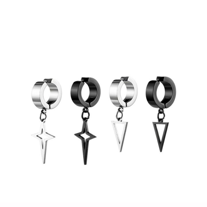 Dangle Earrings Fake Kpop Earrings Hikaw For Boys Earrings For Men