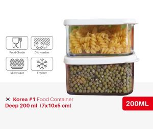 Beauty Silicook KOREA Food Container BPA Free Deep 200ml