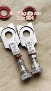 Pát tăng sên inox 304 Cnc nguyên khối cho wave dream sirius funeo