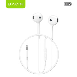 BAVIN HX871 / HX875 HiFi Wired Earphone Pure Music and Stereo Sound Quality for Type-C / iPh & 3.5mm