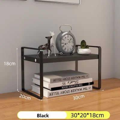 Serene Desktop Rack Tabletop Organiser Shelf Storage Rack Organizer Bookshelf Desk Rack Multi-layer Shelf Multipurpose