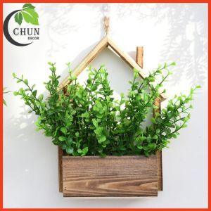 Giỏ Hoa Treo Tường Lẵng Hoa Lụa Trang Trí Tường Kệ Tủ Giá Sách  Giỏ Hoa Hình Ngôi Nhà Kèm Hoa Độc Đáo