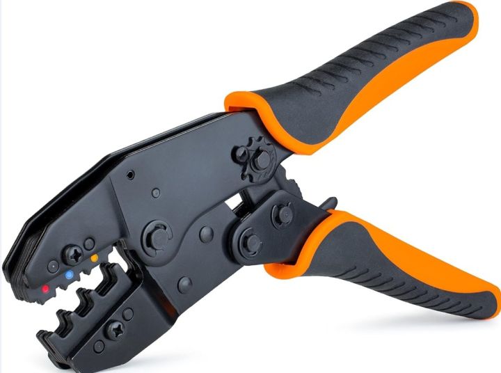 Wirefy Crimping Tool For Insulated Electrical Connectors - Ratcheting ...