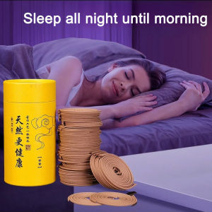 Incense Burner Natural Sandalwood Coil Relaxation/Home/Hotel Use/All Ages/Male Female/Stress Relief/Sleep Aid/Calm Mood