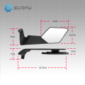 Rizoma Stealth Max Side Mirror Aerodynamic Design Foldable Mirror Universal LTO Passed. 