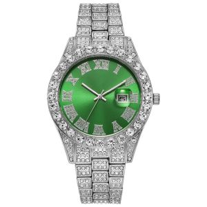 DOOUR Casual Men Wristwatch Stainless Steel Watchband Large Dial Quartz Watch Creative Luxury Business Watch