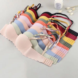 E07 เสื้อใน ลายรอยหยัก งานเข้าไหม่สวยๆๆ ไร้รอยต่อ สีพื้น สำหรับผู้หญิง ใส่สบาย สินค้ามีพร้อมจัดส่งจากไทย