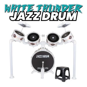 BYJ Large Jazz Drum Music Instrument Pretend Play Set for Kids