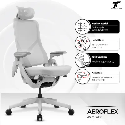 TT Aeroflex Ergochair Home Office Mesh Chair Executive Ergonomics Chair