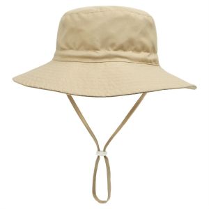 WISH BOUTIQUE Lovely Sweet Panama Cap Anti UV Neck Ear Cover Baby Accessories Breathable Infant Cap Newborn Bucket Hat Summer Baby Sun Hat Baby Beach Caps