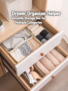 Desktop Storage Box Removable Partitions Durable Cosmetic Storage Basket Plastic Multipurpose Dres