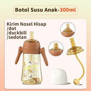 Payoe 3In1 Botol Minum Botol Susu Sedotan Anti Tumpah Bayi Lucu 3-24 Bulan